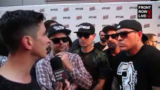 Hollywood Undead Interview on Creating New Album 'V' & Fire Johnny 3 Tears Mid Interview
