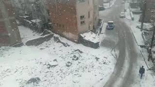 Muhteşem Kar Manzarası Efsane Kar Yağışı Erzurum