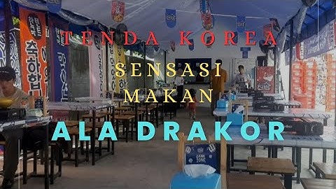 Sensasi Makan Ala Drakor di Jogja || tenda korea || masakan korea || korean food #arsyaqilla #fyp