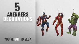 Top 10 Avengers Decorations [2018]: Marvel Avengers Hanging Characters Set screenshot 5