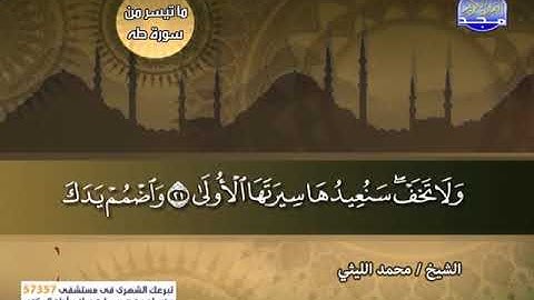 سورة طه للشيخ محمد الليثي