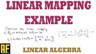 How to Solve a Linear Mapping Problem - Linear Algebra