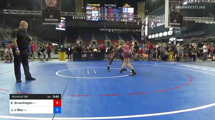 127 Lbs Round Of 128 - Emma Gruenhagen, Wisconsin ...
