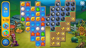 Fishdom level 343 Gameplay (iOS Android)
