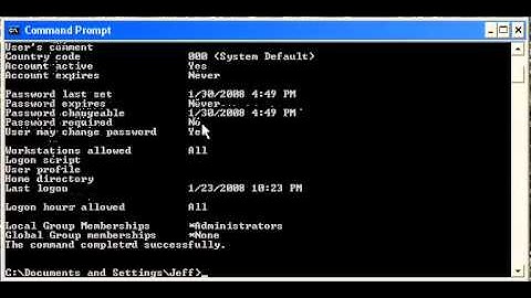 HACK COMPUTER PASSWORDS WITH COMMAND PROMPT