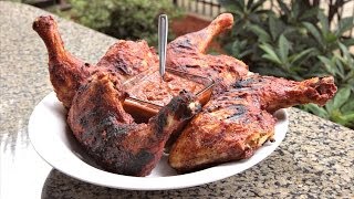 Barbecue Chicken With Bourbon Peach Bbq Sauce Recipe - On A Lynx Gas Grill