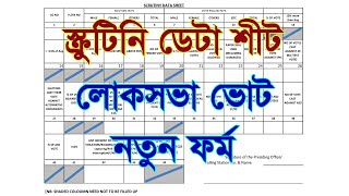 Scrutiny Data Sheet লোকসভা ভোটের নতুন ফর্ম, কিভাবে ফিলাপ করবেন বিস্তারিত দেখানো হলো