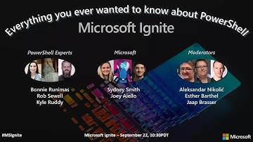 Ask the Expert: Everything you ever wanted to know about PowerShell | ATE412