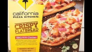 This is a taste test/review of the california pizza kitchen crispy
flatbread bbq recipe chicken. it has “grilled white-meat chicken,
onions, cilantro, gouda ...