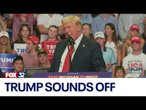 Trump reacts to
