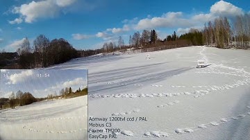 Aomway 1200tvl / Runcam skyplus PZ0420 600tvl