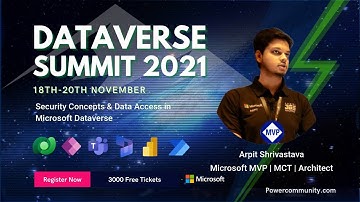 Security Concepts & Data Access in Microsoft Dataverse - Dataverse Summit 2021