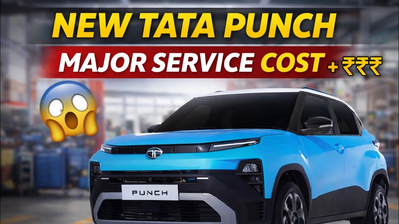 Tata Punch Major Service Cost 😱 | नई Tata Punch की पहली बड़ी सर्विस में कितना खर्च आयगा? 