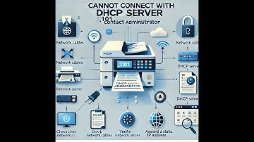 How to fix "Cannot connect with DHCP server .101 contact administrator" on a Ricoh MPC C4504 printer