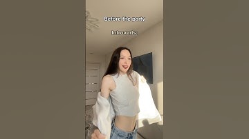 Extroverts VS Introverts at the party😂