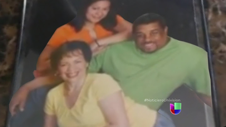 A Hispanic woman will sue the police for her husband's death -- Univision News
