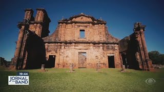 SETE POVOS DAS MISSÕES  no Rio Grande do Sul - Marco civilizatório e religioso (Jornal da BAND )