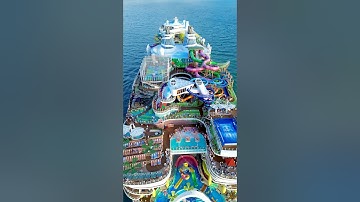Wow 🤩🔥 ICON of the Seas sailing out of Miami in full glory #cruise #cruiseship #royalcaribbean