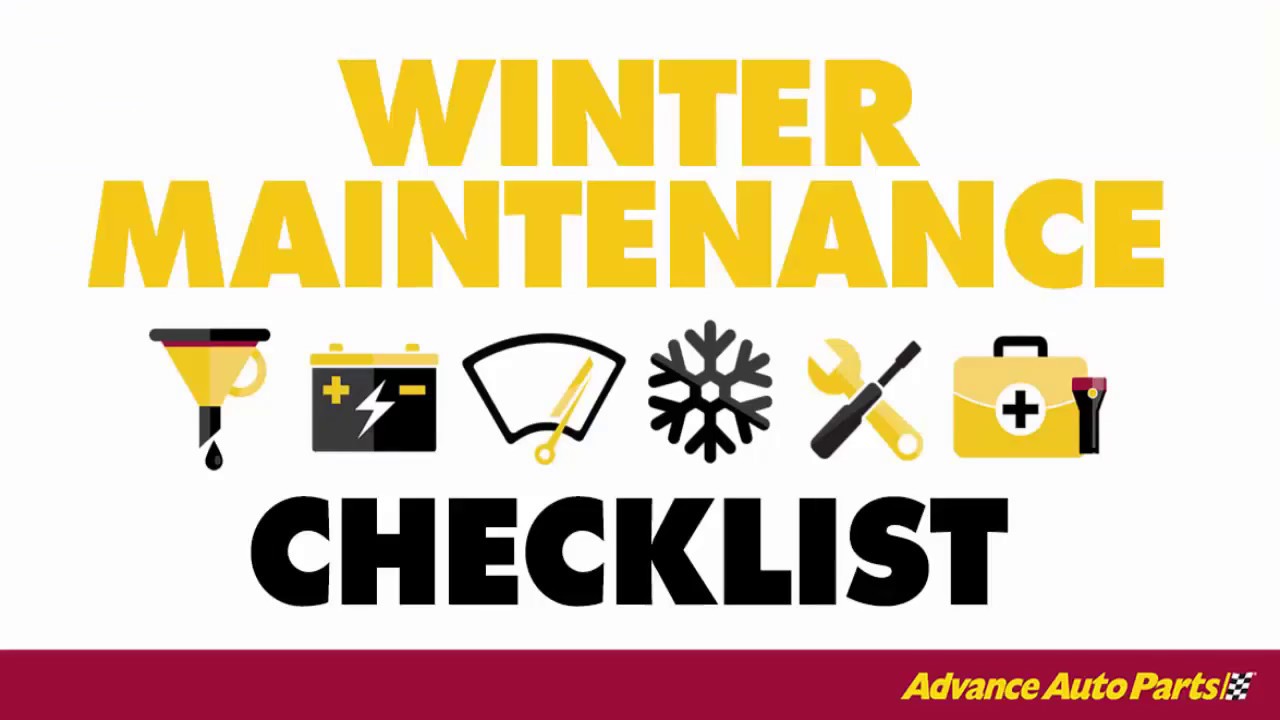 autos maintenance checklist