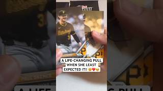 She found a LIFE-CHANGING card when she LEAST expected it!! 🥹🔥❤️ Paul Skenes 1/1 signed rookie! 👀