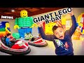 Giant lego birt.ay party or fortnite  shawns bday vlog fv family
