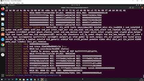 What happens when you dereference a null pointer in kernel module
