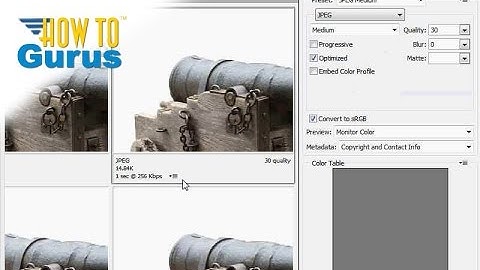 How to Save Images for the Web in Adobe Photoshop CS5 CS6 CC Tutorial
