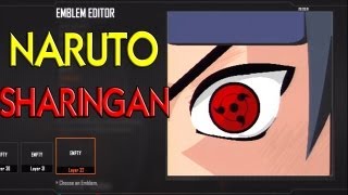 Black Ops 2 - Sasuke Uchiha - Sharingan Emblem Tutorial