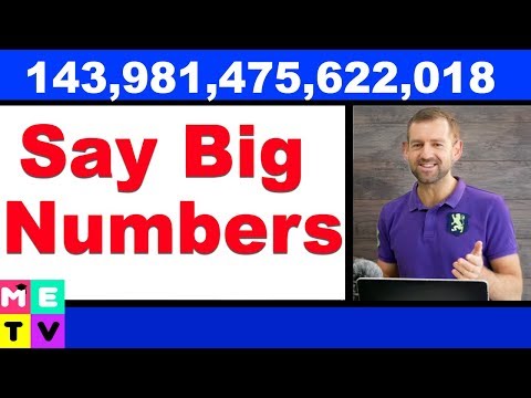 How to Say Big Numbers in English