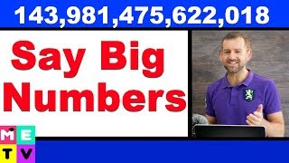 How to Say Big Numbers in English