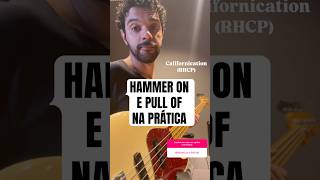 Hammer On e Pull Of na prática no Baixo #shorts