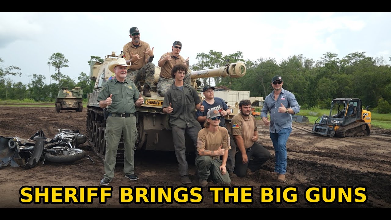 Florida Sheriff Runs Over Seized Motorcycle With a Tank!