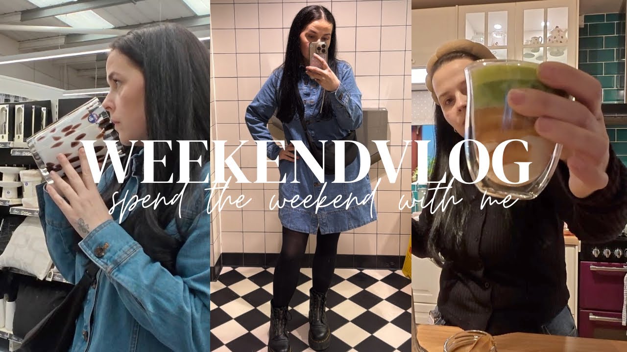 Weekend vlog | B&M trips , five guys , matcha and a cosy Sunday 