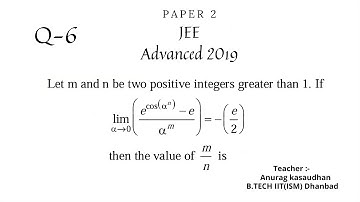 JEE Advanced 2015 Math Paper 2 (Q 6) solution | IIT JEE Maths | #jeeadvanced2015 #projecteducation