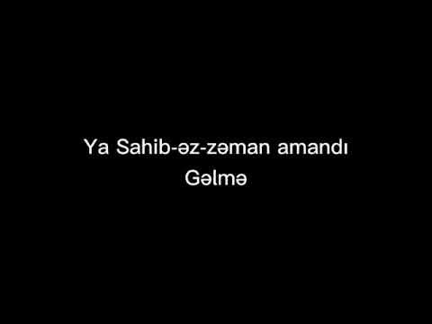 Huseyn Huseyni - Aga amandi gelme