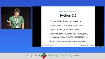 Asyncio in Python 3 7 and 3 8
