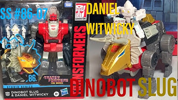 DINOBOT SLUG & Daniel Witwicky Unboxing/Tutorial | Transformers Studio Series #86-07