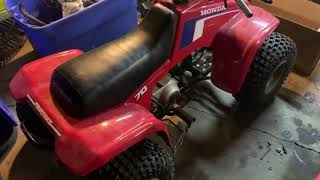 Honda trx70 atc70 project?? Barn clean out!