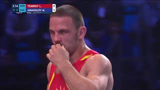 BRONZE GR - 60 kg: L. TEMIROV (UKR) v. M. AINAGULOV (KAZ)