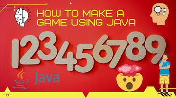 how to make a game using java || how to make guessing game in java