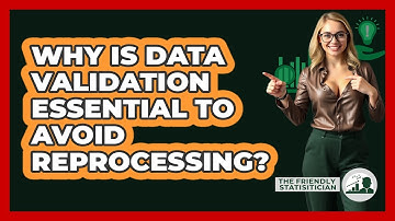 Why Is Data Validation Essential To Avoid Reprocessing? - The Friendly Statistician