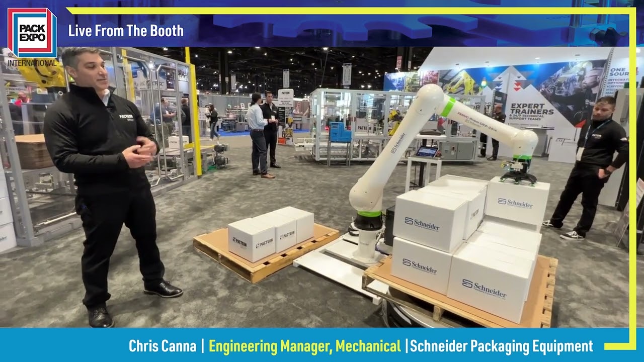 Long-Reach Collaborative Robot Safely Palletizes onto AMR