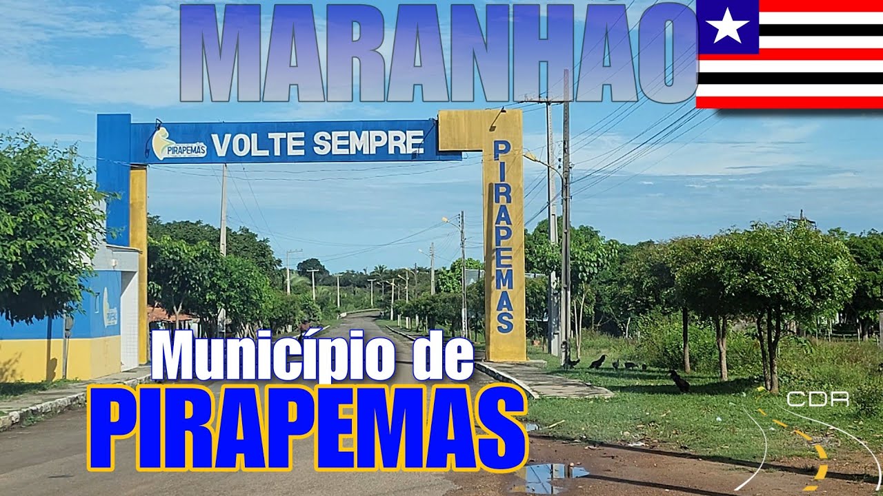 Conheçam o Município de PIRAPEMAS no Maranhão, as margens do Rio Itapecuru, MA-332.
