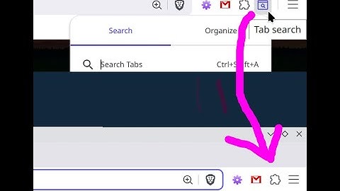 Brave Browser: Remove the Tab Search Button