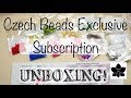 Czech Beads Exclusive  - June 2018  - Jewelry Making Subscription Unboxing!