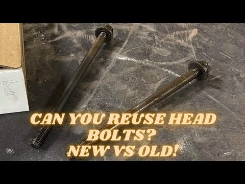 Video: Puoi riutilizzare i bulloni della testa Vortec?