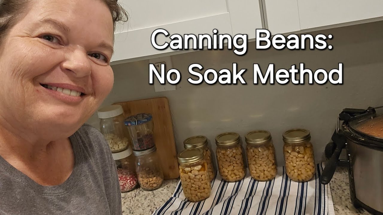Canning Beans: No Soak Method