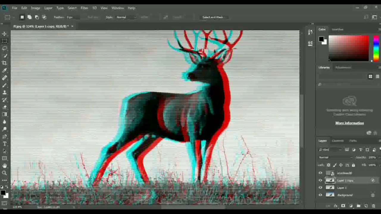 Tutorial efek Awkarin. (Photoshop)
