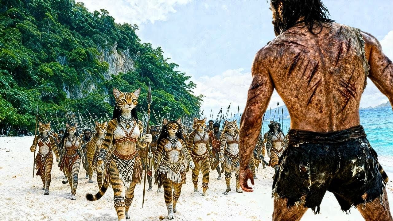 Я потерпел кораблекрушение на острове женщин-кошек, и они умоляли меня спасти их от вымирания