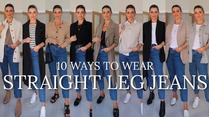 What Length To Wear Straight, Wide, Crop and Flare Leg Jeans